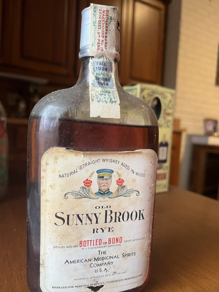 Sunny Brook Rye Whiskey