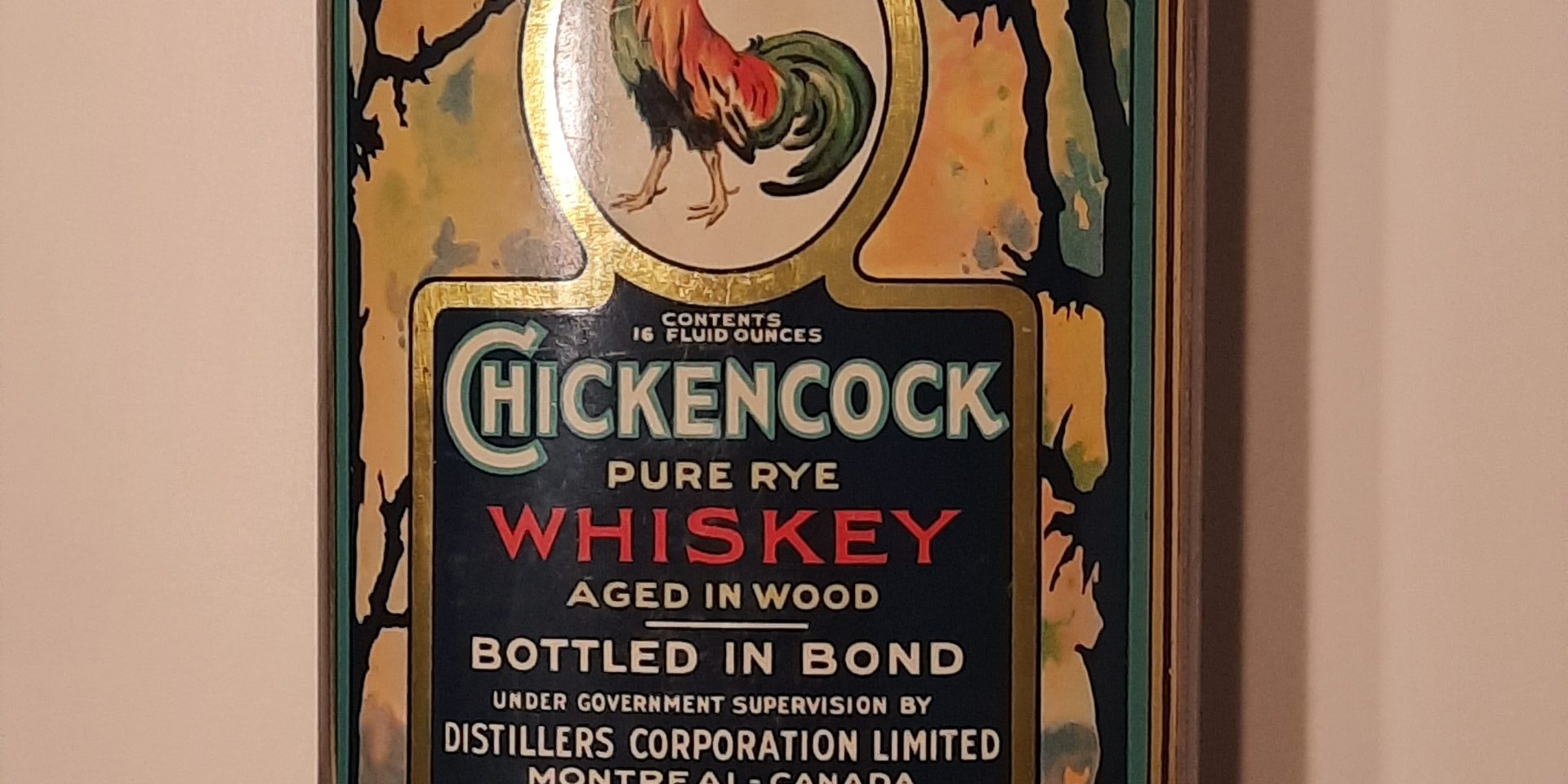 Canadian Chicken Cock tin front Canadian Chicken Cock tin front