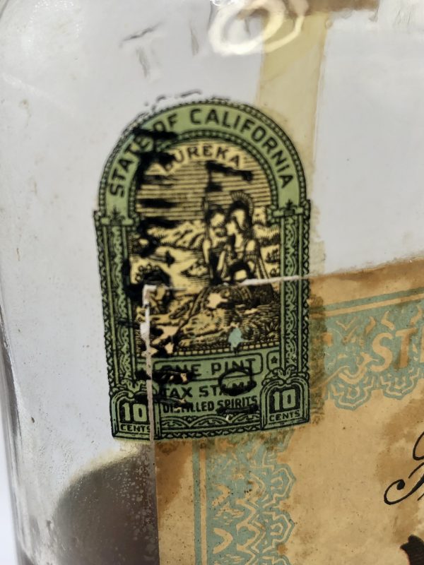 Famous Tea Kettle Whiskey CA Tax Stamp