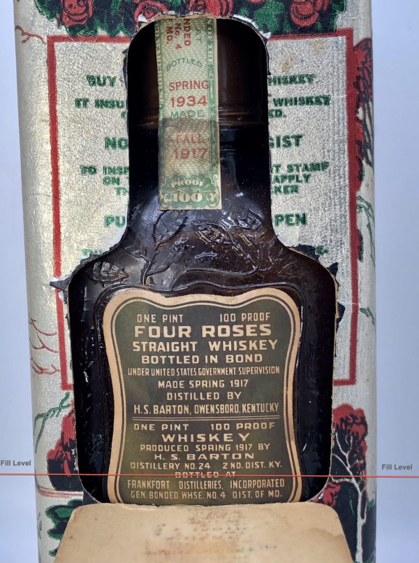 Four Roses Whiskey Flap down