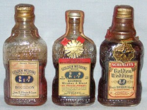 Golden Wedding Whiskey Miniatures