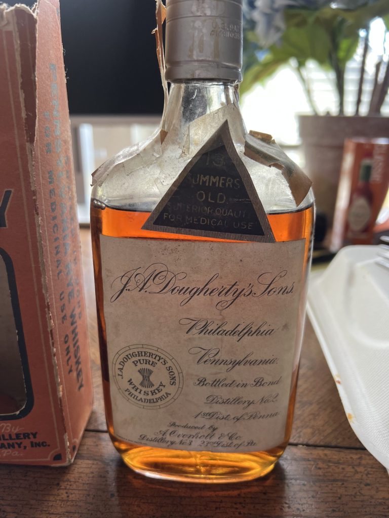JA Dougherty's Pure Whiskey