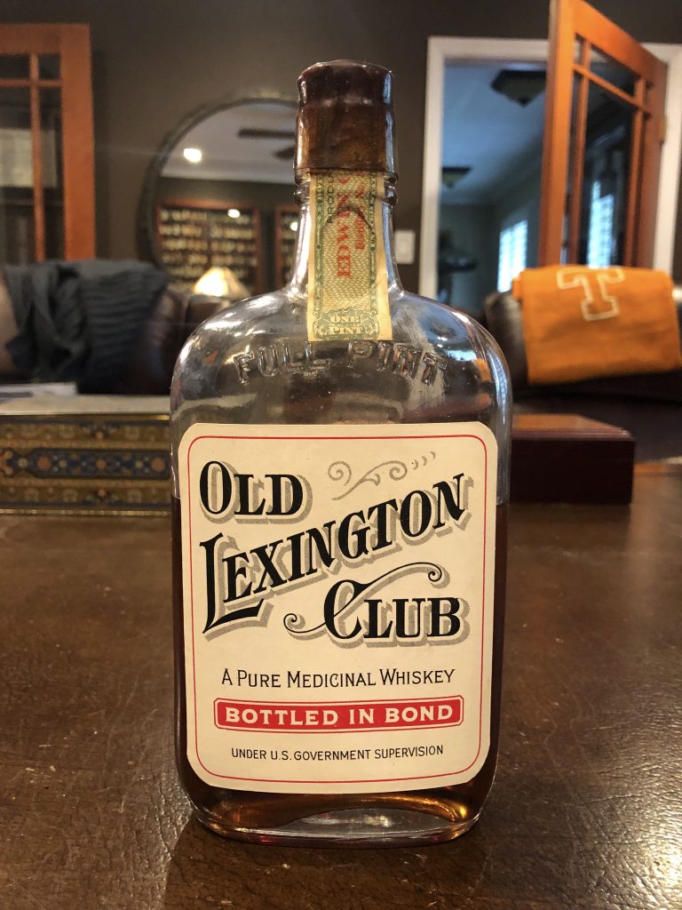 Old Lexington Club Kentucky Whiskey