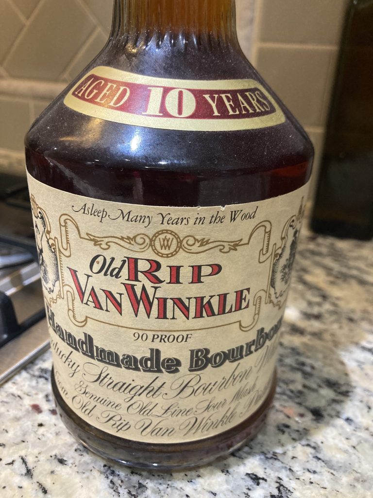 Old Rip Van Winkle Whiskey Old Rip Van Winkle Whiskey