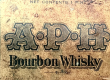 A.P.H. Hotaling Medicinal Whiskey Bottle
