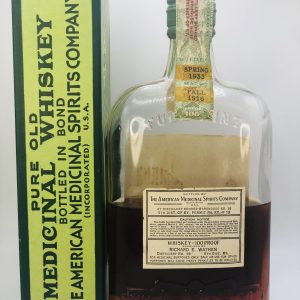 Susquehanna Rye Whiskey Back
