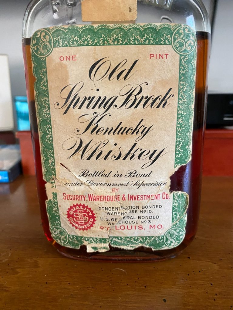 Old Spring Brook Whiskey