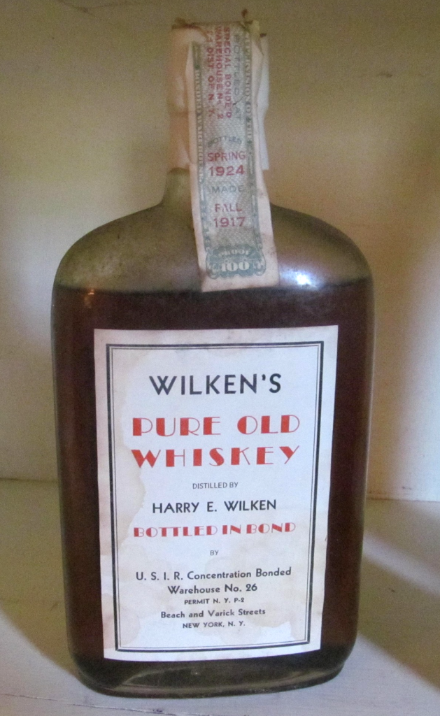 Wilken's Pure Old Whiskey