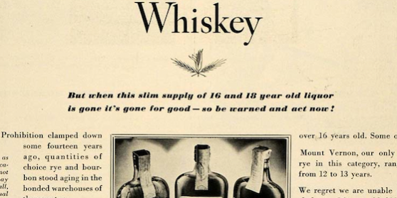 You can thank Prohibition for this Marvelous Whiskey You can thank Prohibition for this Marvelous Whiskey